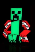 Minecraft Creeper Tasarımlı Gece Lambası thumbnail 1