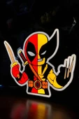 Deadpool ve Wolverine Tasarımlı Gece Lambası thumbnail 2