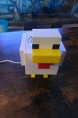 Minecraft Creeper ve Tavuk Tasarımlı Gece Lambası thumbnail 3