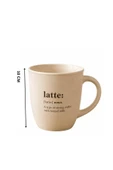 Kitchen Life Stoneware Latte Kupası 370 ml White thumbnail 4