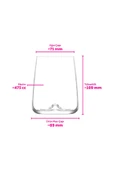 Lav Terra Cam 6'lı 475 ml Bardak thumbnail 8