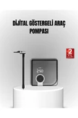 SVL-SHOP 6000mAh Bataryalı Type-C Şarjlı Mini Ha Kompresörü (233911) LED Işıklı thumbnail 5
