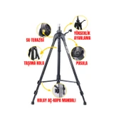 Effe Kamış Ayağı Ayarlı Tripod HG284  Sarı thumbnail 3