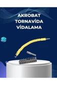 12’li Akrobat Bits Vidalama Seti Esnek Uç Çok Yönlü Kullanım thumbnail 1