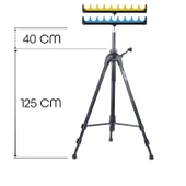 Effe Kamış Ayağı Ayarlı Tripod HG284  Sarı thumbnail 2