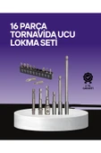 Çok Amaçlı 16lı Bits Uç Seti Dayanıklı Tornavida Adaptör thumbnail 1