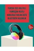 Type-C Şarjlı RGB Işıklı Bluetooth Oyuncu Kulaklığı thumbnail 1