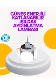 Solar Enerjili Katlanabilir Led Kamp Bahçe Lambası thumbnail 1