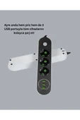 3 USB Portlu Üçlü Priz CXE103 thumbnail 2