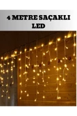 4 Metre Şelale Led Işık Perdesi Dekoratif thumbnail 1