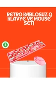 Retro Tarz Bluetooth 5.1 Klavye – Win/OSX/Android/iOS Uyumlu thumbnail 1