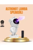 Bluetooth ve Dahili Ses Özellikli Astronot Projeksiyon Lambası thumbnail 1