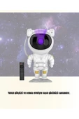 Bluetooth ve Dahili Ses Özellikli Astronot Projeksiyon Lambası thumbnail 4