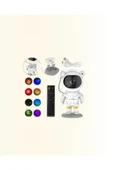 Bluetooth ve Dahili Ses Özellikli Astronot Projeksiyon Lambası thumbnail 5