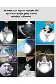 Solar Usb Şarjlı Su Geçirmez Katlanabilir Led Lamba thumbnail 3