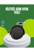 Kilitsiz 6 Cm Tekerlek Ayak Tek Adet thumbnail 1