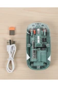Şeffaf Tasarımlı Bluetooth Kablosuz Mouse Pilli Kullanım thumbnail 1