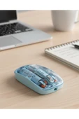 Mavi Kablosuz Mouse Bluetooth ve USB Çift Mod Bağlantılı thumbnail 1