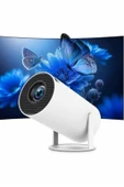 Ayaklı Projeksiyon Taşınabilir Mini Projektör Sinema Projektörü Android thumbnail 3