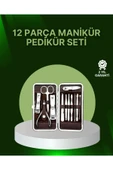 12 Parçalık Özel Deri Çantalı Kişisel Bakım Seti thumbnail 1