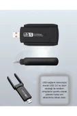 USB 3.0 Wireless Adaptör  2.4GHz  5GHz Destekli thumbnail 5
