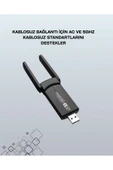 USB 3.0 Wireless Adaptör  2.4GHz  5GHz Destekli thumbnail 2