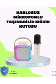 İthalat® Taşınabilir Karaoke Mikrofon Seti Bluetooth Hoparlörlü thumbnail 1