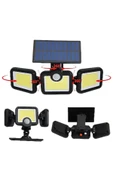 Solar LED Projektör Sensörlü Dış Mekan Güvenlik Lambası thumbnail 4