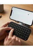 Cep Boyutu Kablosuz Bluetooth Klavye Telefon ve Tablet Uyumlu thumbnail 1