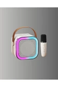 İthalat® Taşınabilir Karaoke Mikrofon Seti Bluetooth Hoparlörlü thumbnail 2