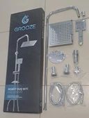 GROOZE ROBOT DUŞ SETİ - FLAT DUŞ SETİ - KENZA - KOMPLE KROM thumbnail 2