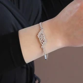 Cuture Model Zirkon Taşlı Gümüş Bileklik thumbnail 3
