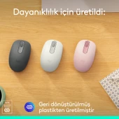Logitech M196 Bluetooth Kablosuz Kompakt Pc ve Mac ile Uyumlu Mouse - Pembe thumbnail 4