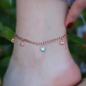 Rose Gold Kaplama Gümüş Dilek Halhalı thumbnail 1