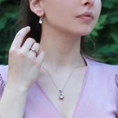 Zircon Taşlı Gümüş Otantik Set thumbnail 1