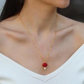 Göz İnci Trend Gold Gümüş Kolye thumbnail 3