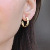Pul Gold Gümüş Halka thumbnail 1
