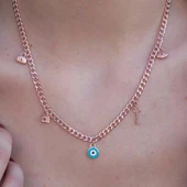 Rose Gold Kaplama Gümüş Dilek Kolyesi thumbnail 3