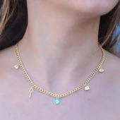 Gold Kaplama Gümüş Dilek Kolyesi thumbnail 1