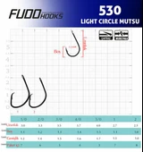 Fudo 5301 Light Circle Mutsu Black Nikel İğne thumbnail 2
