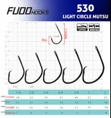 Fudo 5301 Light Circle Mutsu Black Nikel İğne thumbnail 3