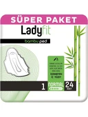 Ladyfit Bambu Ped Süper Normal 24 Ped thumbnail 1