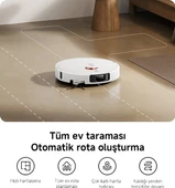 Xiaomi Robot Vacuum H50 Pro Robot Süpürge White thumbnail 6