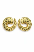 Gold Nyra Çivi Küpe thumbnail 2