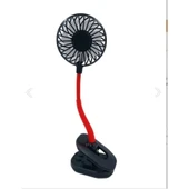 Portatif Işıklı Mini Klipsli Fan thumbnail 1