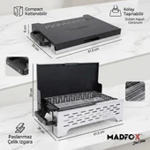 Madfox SteelFold Paslanmaz Çelik Katlanabilir Mangal thumbnail 4