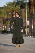 Misswhence Yelekli Elbise 39815 haki thumbnail 5