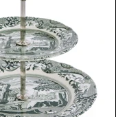 Spode Green Italıan 2 Katlı Kek Stand thumbnail 2