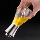 Paslanmaz Çelik Başlıklı Cam Spray Yağdanlık thumbnail 3