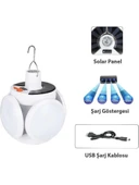P-038 Solar Güneş Usb Sarjli 5 Kanatlı thumbnail 1